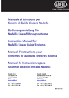 NADELLA Instruction Manual for linear guide systems